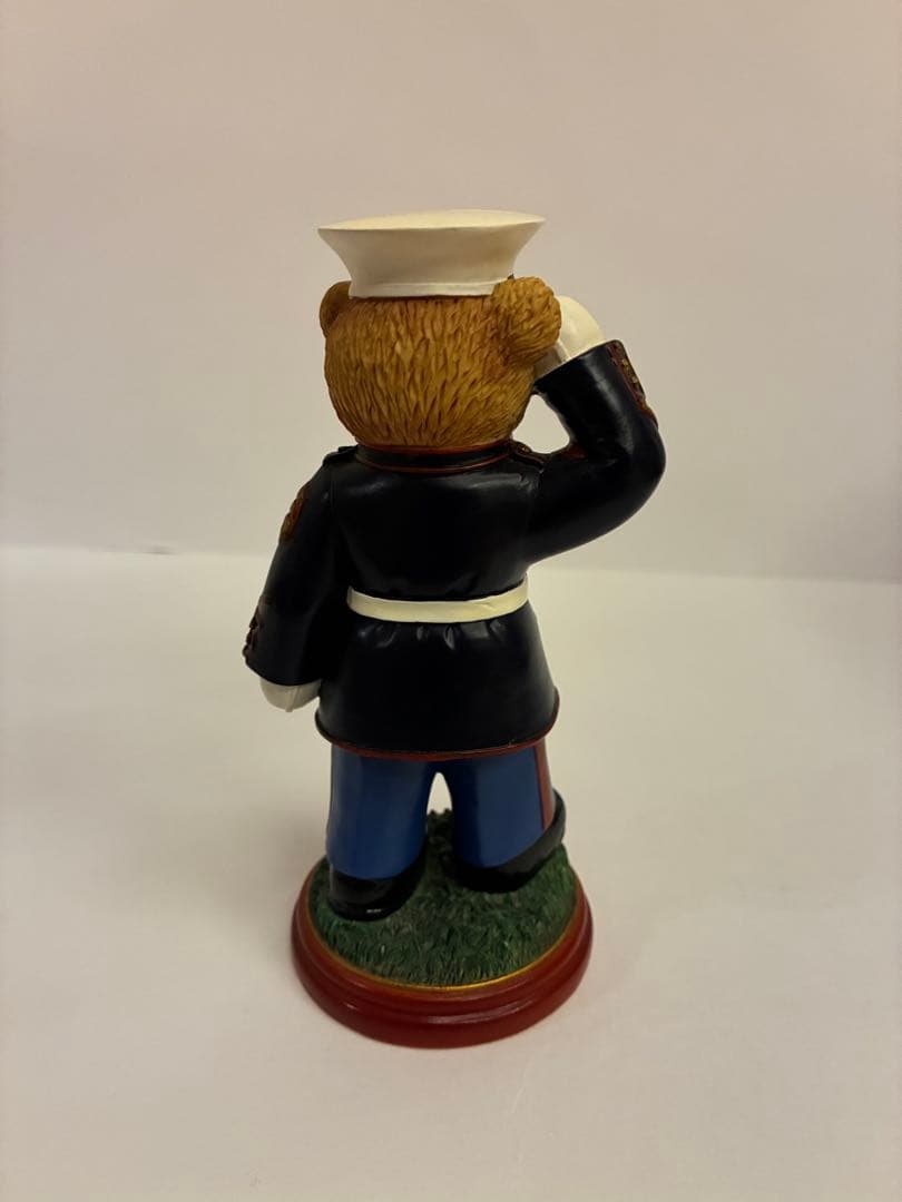 [希少]USMC 米海兵隊 チャレンジ ＆ USMCベア置物 2点セット