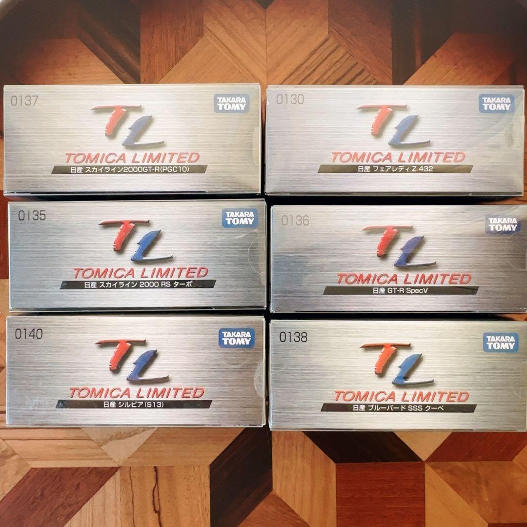 新品未開封　トミカリミテッド 10周年記念　日産6台まとめ売り