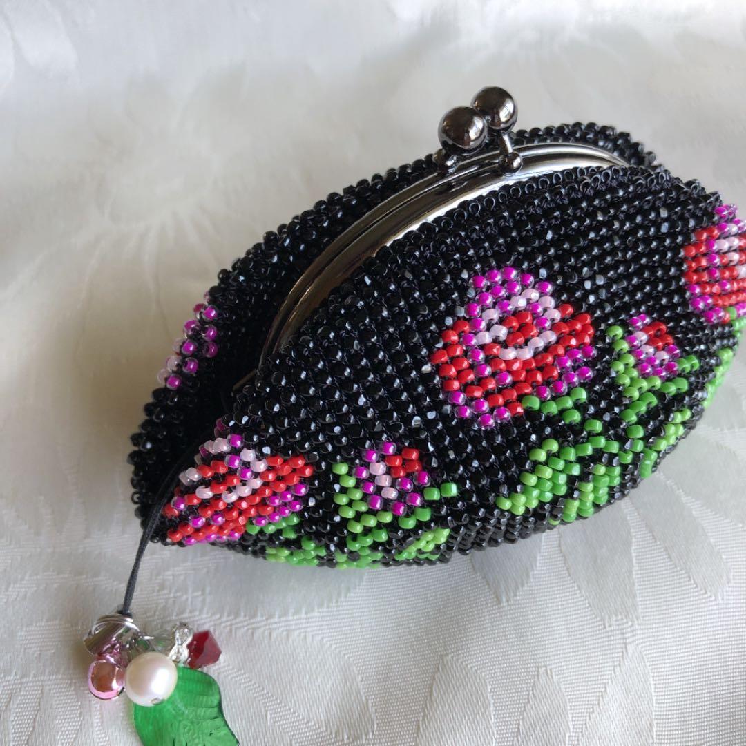 手作り ビーズがま口 2個セット♡ No.19 & 21 ビーズがま口の作り方 - no