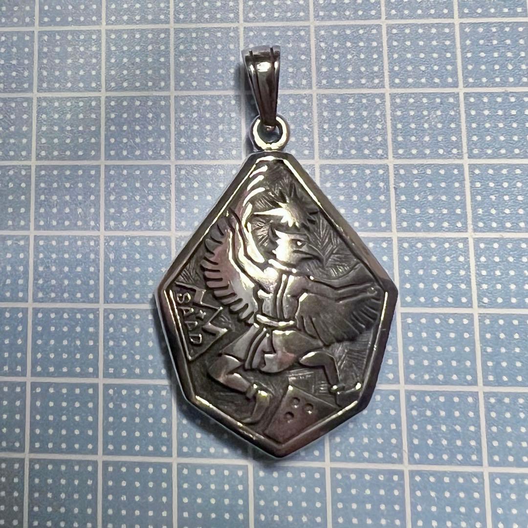 SAAD シルバー925 リバーシブル サンフェイス ヘビー ペンダントトップ