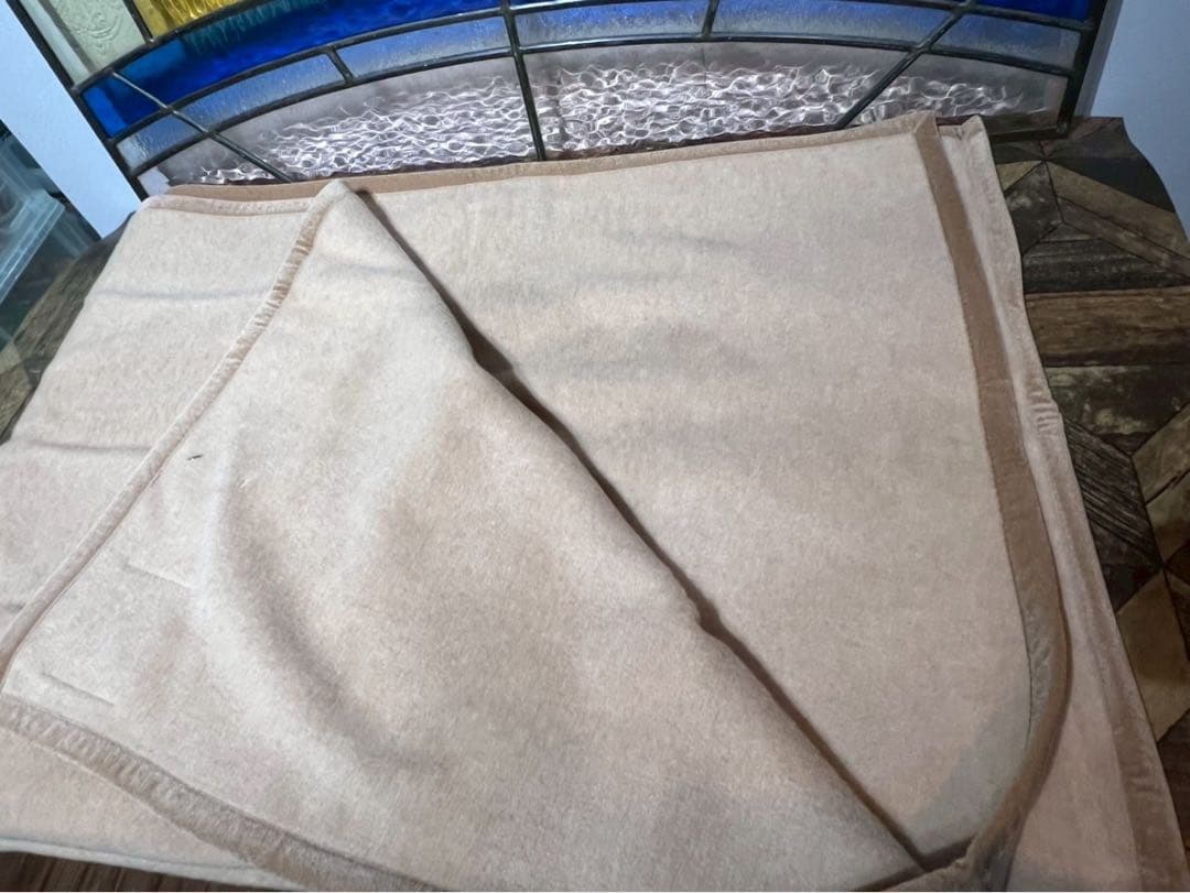 あ*い様 新品未使用 Haussmann オスマン 100%カシミヤ毛布 ブラン