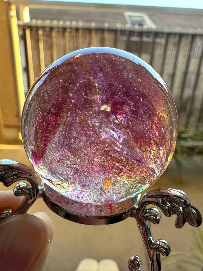 さらら お値下げ中 シエラネバダ産 アンダラクリスタル スフイア ピンク系