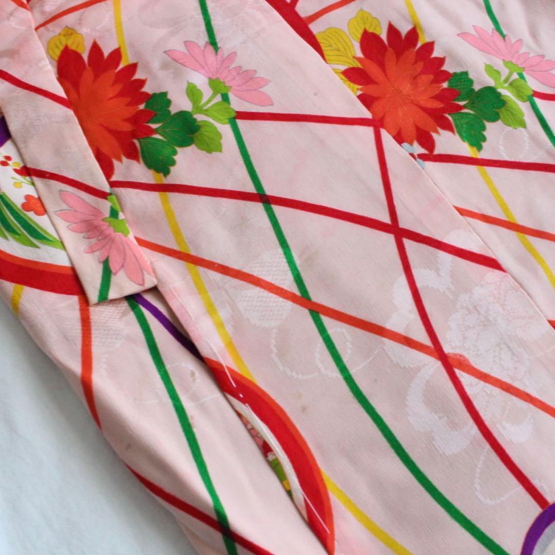 七五三 2歳 3歳 女の子 子供 アンティーク 着物 被布 セット