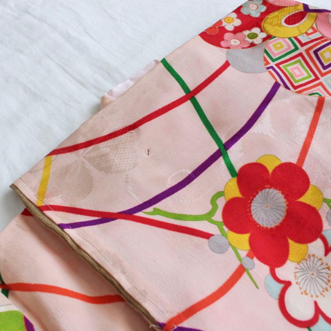 七五三 2歳 3歳 女の子 子供 アンティーク 着物 被布 セット