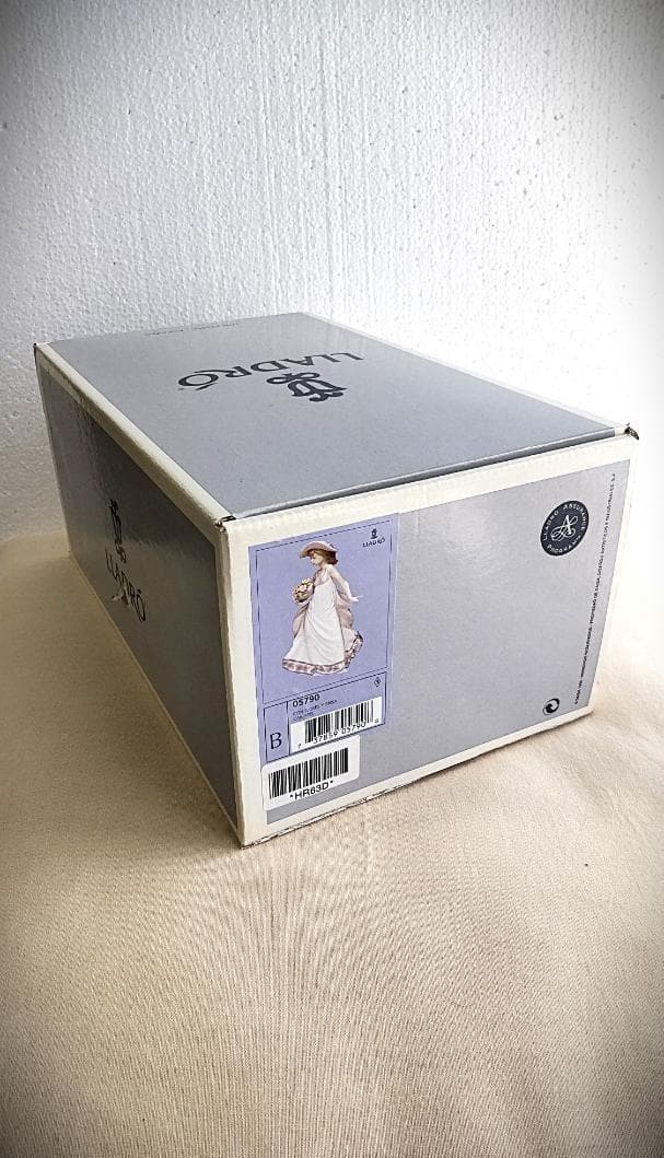 リヤドロ 春の花かご LLADRO 5790 人形フィギュリン 美品 箱あり