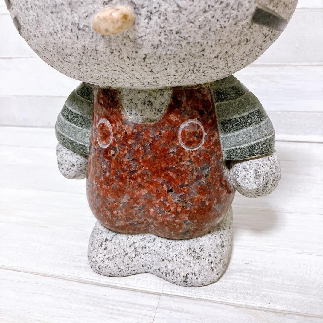 ハローキティ キティーちゃん 石像 御影石 置物 全長約27cm 猫 希少
