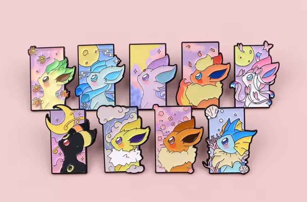 ピンズ ピンブローチ ピンバッジ ブローチ ブイズ イーブイフレンズ