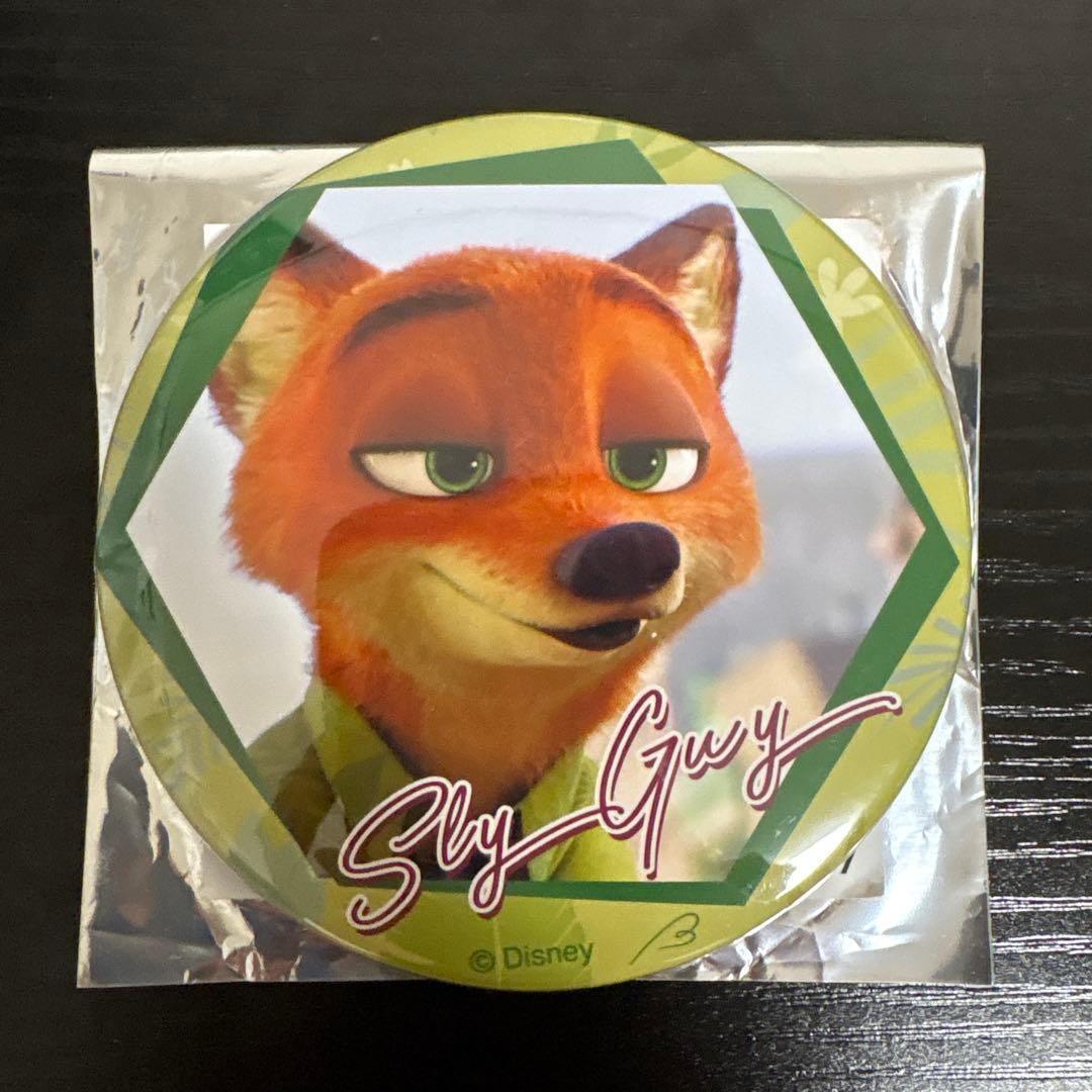 た*ー様 ②ズートピア スタンド付き缶バッジ ニック - メルカリ