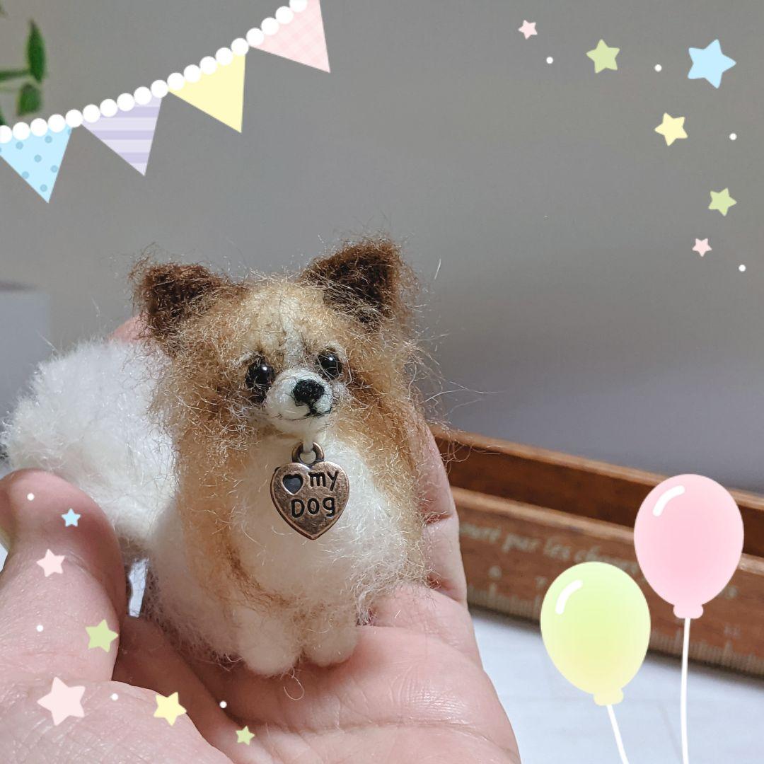□すぬさま専用愛犬パピヨンちゃんミニチュアオーダー確認用ページ□ハンドメイド雑貨