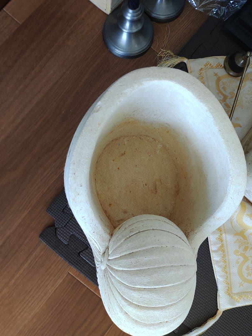 バリ 砂岩彫刻 アンモナイト！【超美品】【希少品】