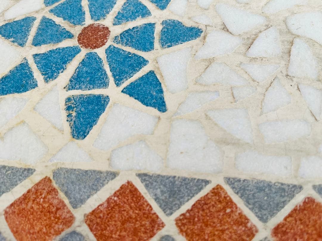 アイアンシェルフ　モザイク模様3段（引き取り歓迎）