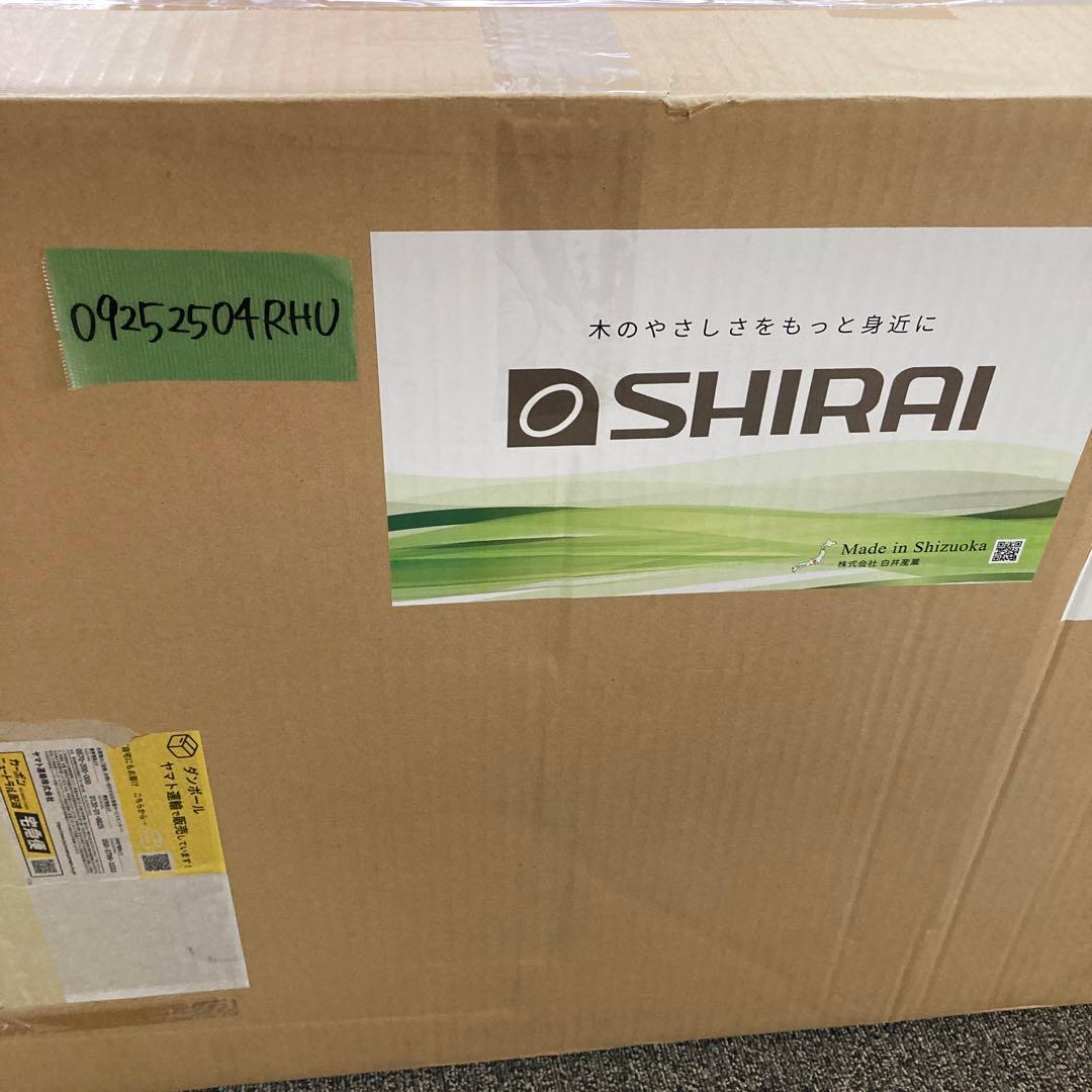 白井産業 デスク セパルテック 幅119cm 奥行き深型 ナチュラルブラウン