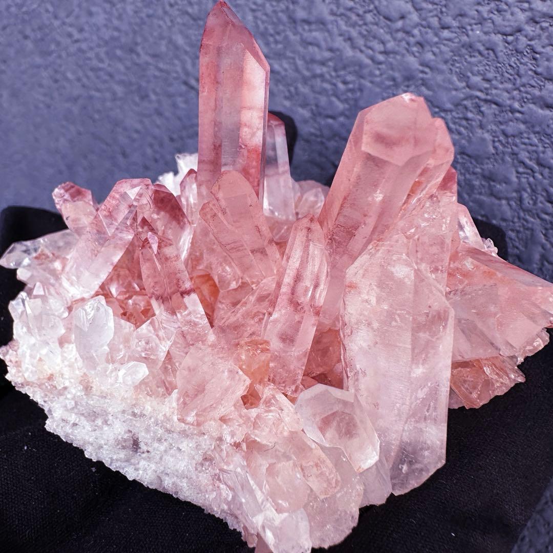 希少❗️高品質❗️超綺麗♡超強いパワー ピンク ヒマラヤ クラスター天然石A1558