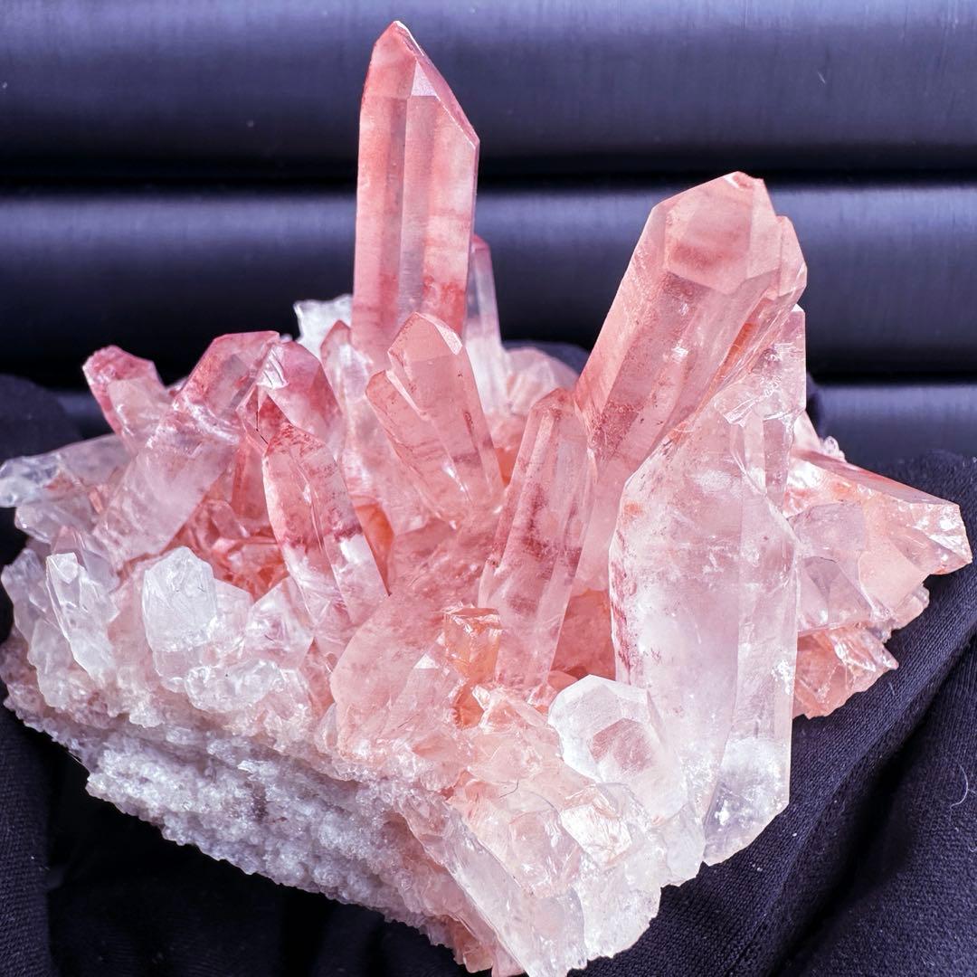 希少❗️高品質❗️超綺麗♡超強いパワー ピンク ヒマラヤ クラスター天然石A1558