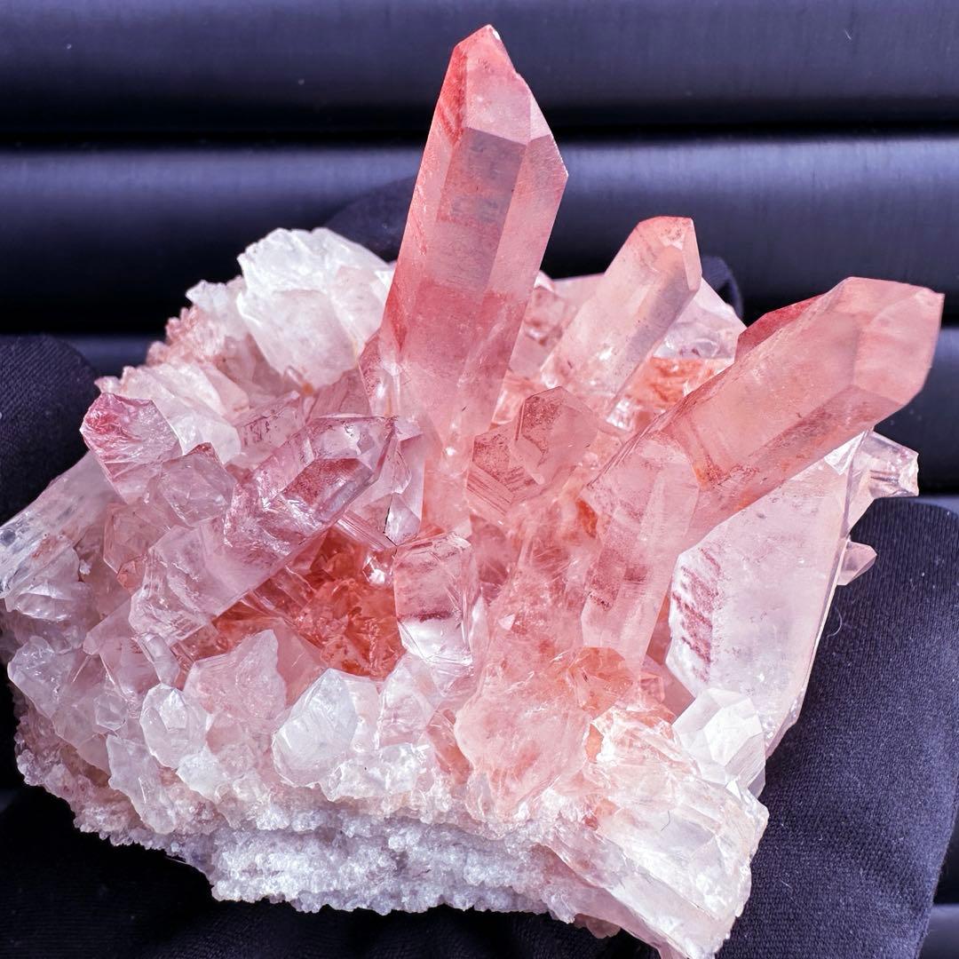 希少❗️高品質❗️超綺麗♡超強いパワー ピンク ヒマラヤ クラスター天然石A1558