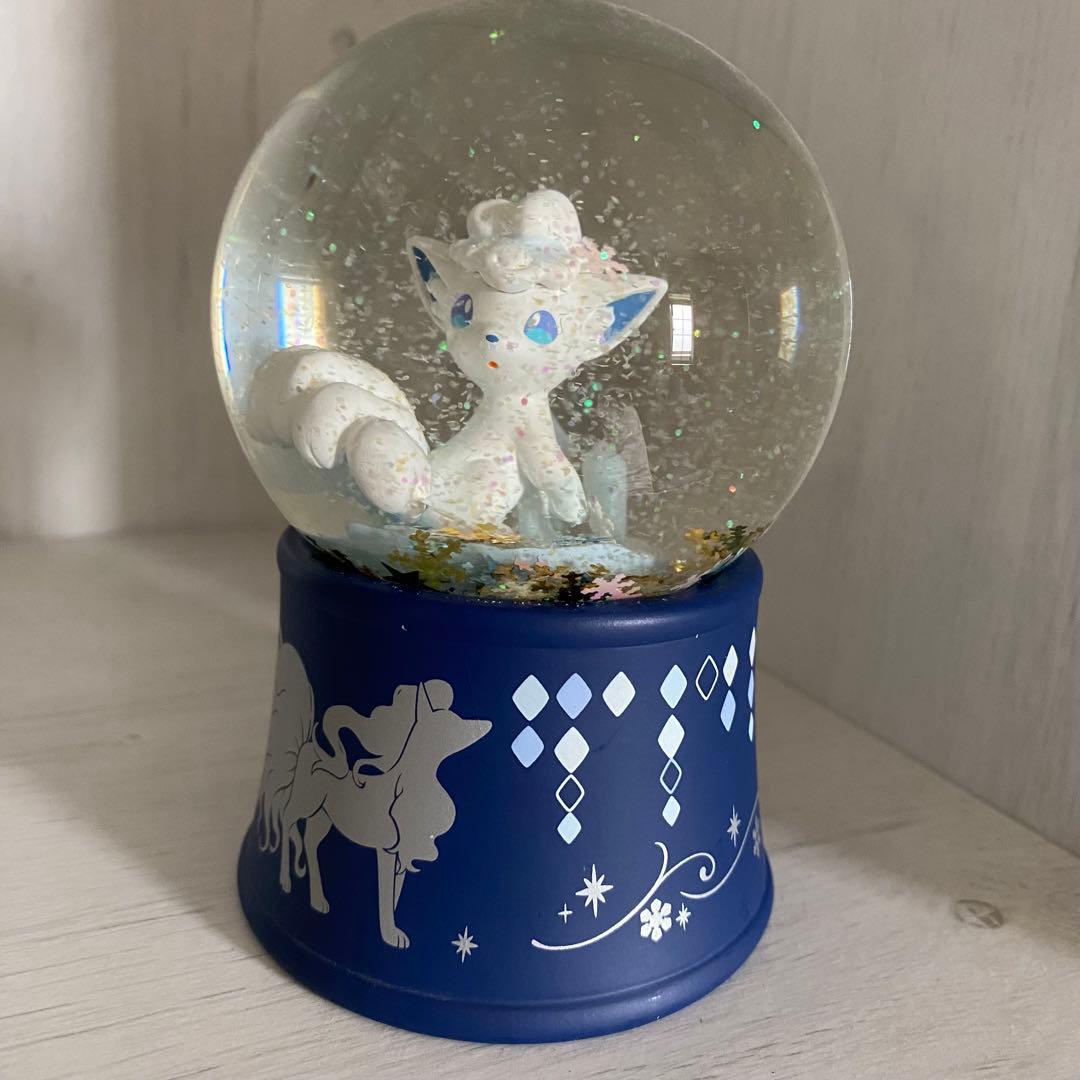 ポケモンセンター アローラロコン スノードーム スノーグローブ