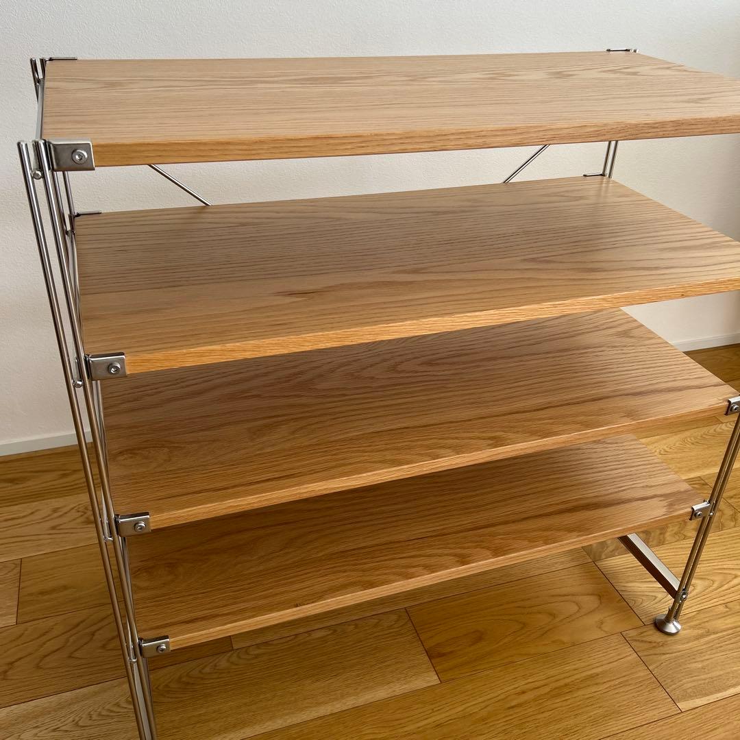 【1/31まで】【組み立て済】無印良品スチールラック 4段