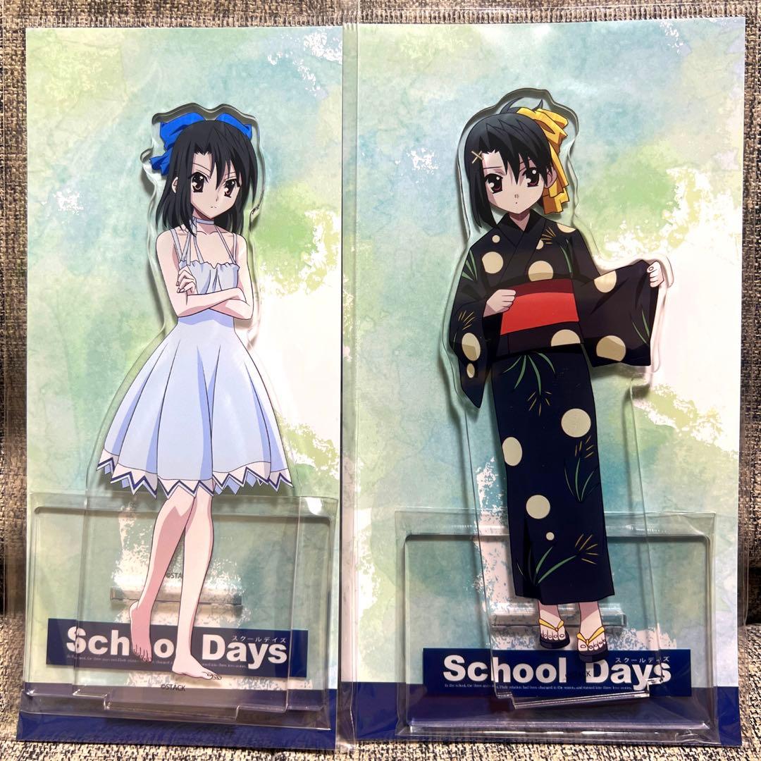 SchoolDays 清浦刹那 アクリルスタンド 2種 - メルカリ