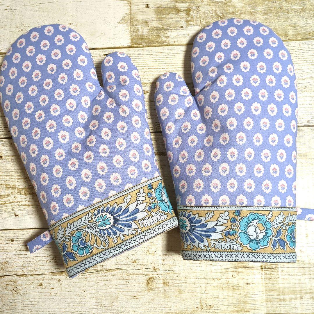 キッチンミトン＆鍋敷き　ハンドメイド