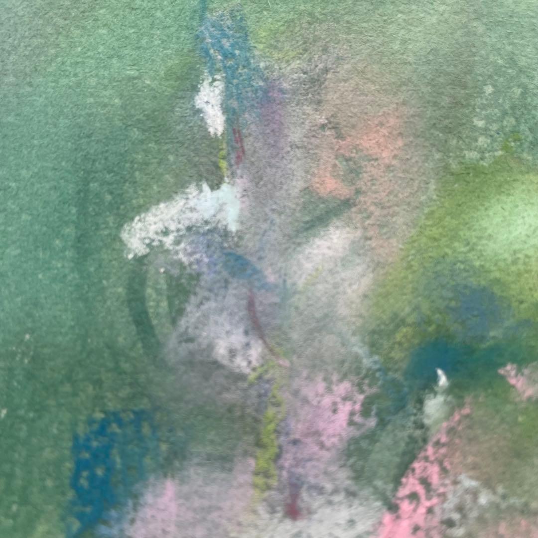 パステル画/色褪せない花束の贈り物/癒し/ヒーリング/パワースポット/ビバーナム