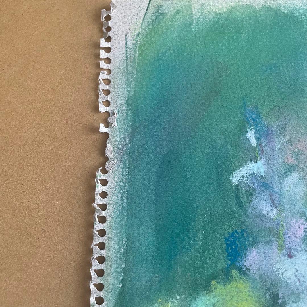 パステル画/色褪せない花束の贈り物/癒し/ヒーリング/パワースポット/ビバーナム