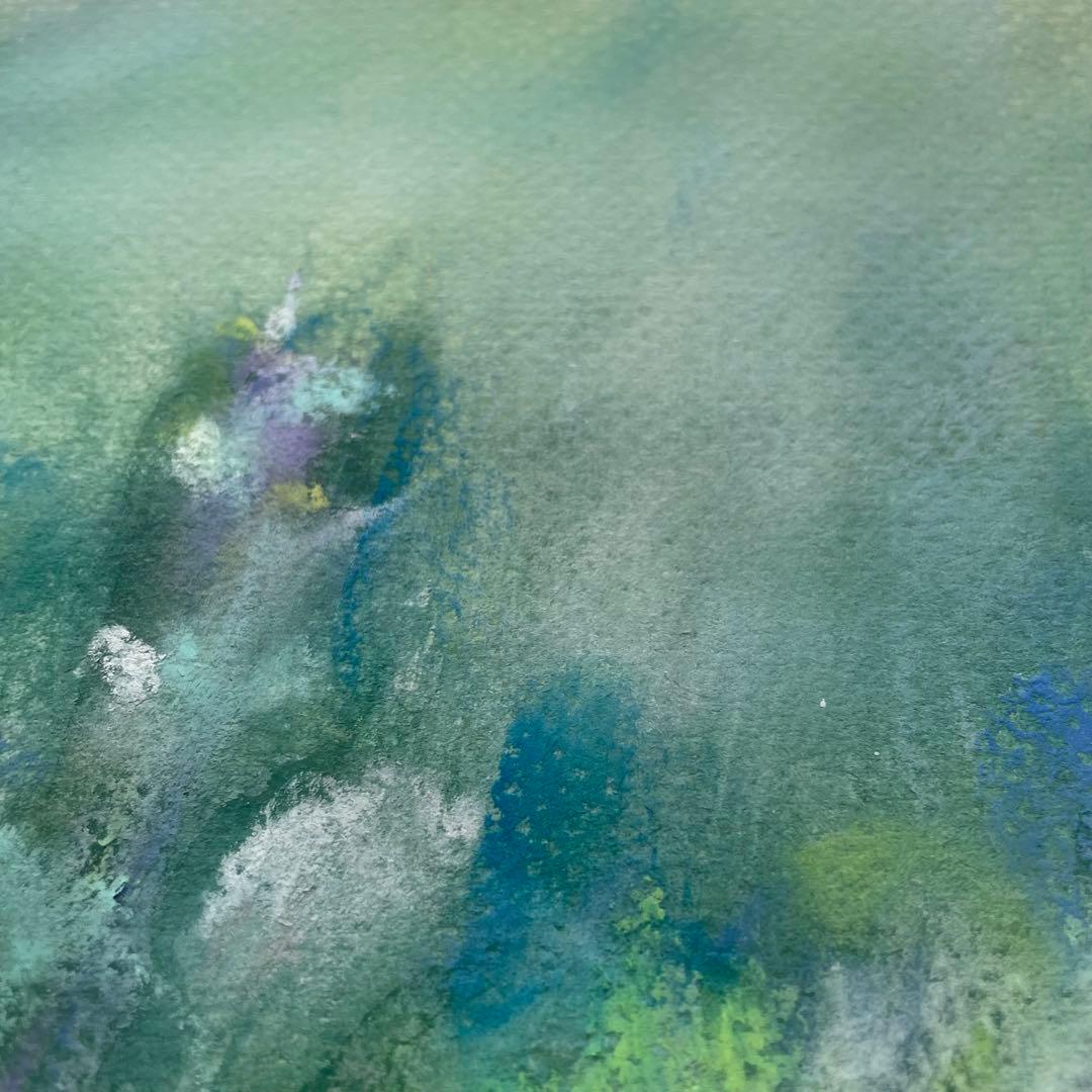 パステル画/色褪せない花束の贈り物/癒し/ヒーリング/パワースポット/ビバーナム