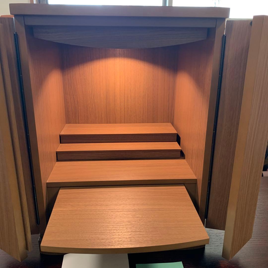 【現代仏壇】Yagiken美しい化粧板とMDFで作った高級コンパクト仏壇新未使用