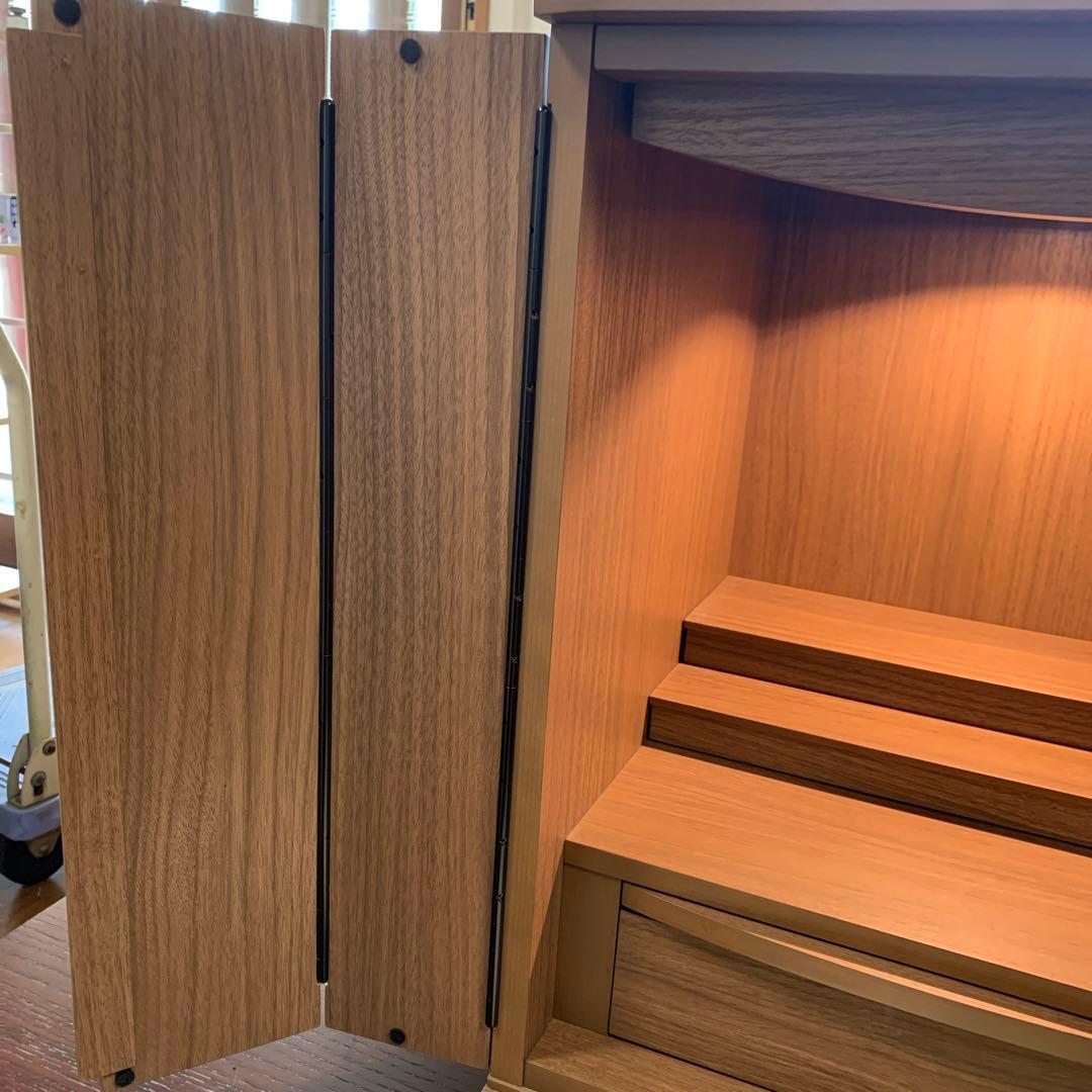 【現代仏壇】Yagiken美しい化粧板とMDFで作った高級コンパクト仏壇新未使用