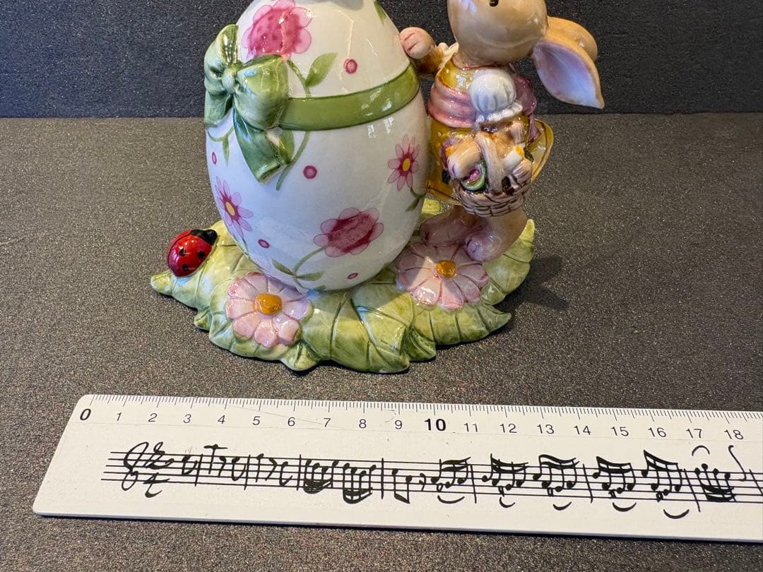 レア】ビレロイ&ボッホ うさぎ 小鳥 卵 置物 イースター - メルカリ