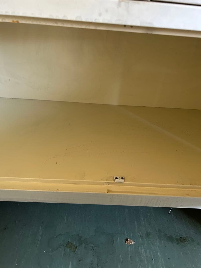 ガラス　スチール　医療棚　ケビント棚　引き取り限定