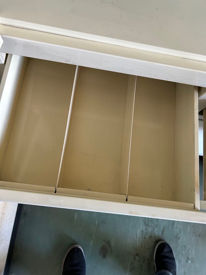 ガラス　スチール　医療棚　ケビント棚　引き取り限定