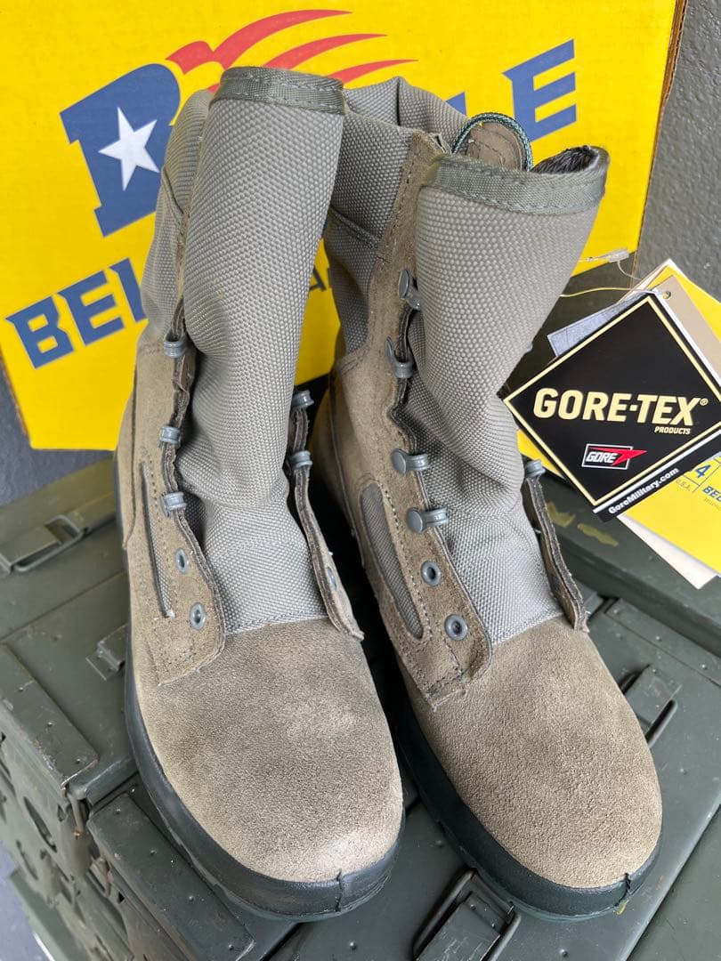 米軍放出新品Bellevilleコンバットブーツ 6.5R ゴアテックス 実物