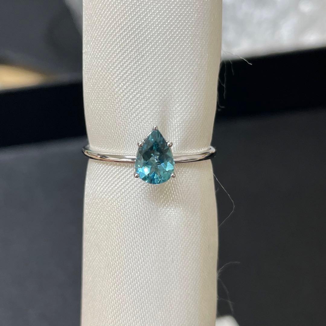 【天然アクアマリン】リング 0.60cts ルース 宝石