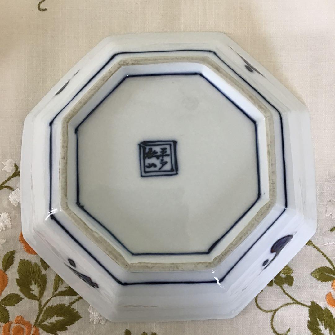 食器　三河内焼　平戸松山　八角皿　大1枚小5枚　小鉢　小皿　大鉢