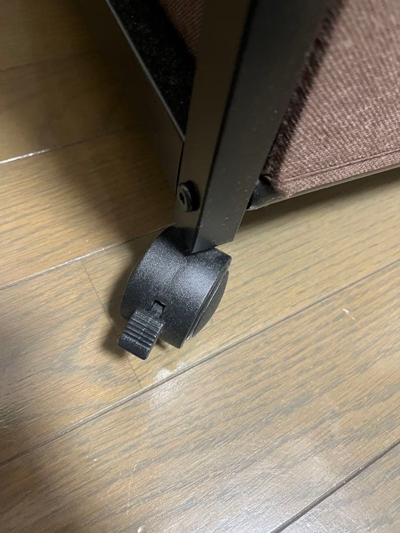 スチールラック ブラック 3段棚 引き出し付き　120幅×42奥行×158高さ