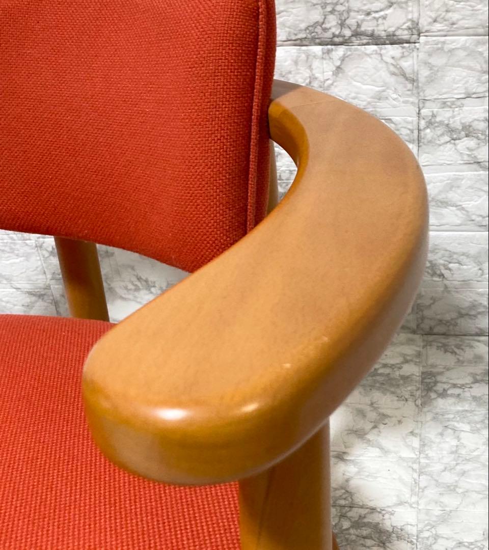 希少品 送料込】無限工房 福竹産業 かに座椅子 ローチェア バリア