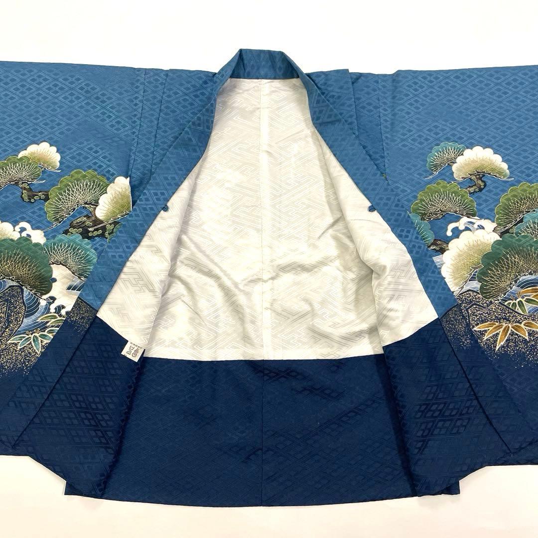 七五三 羽織セット 男の子 羽織 着物 長襦袢 半衿付き 5歳 No.140