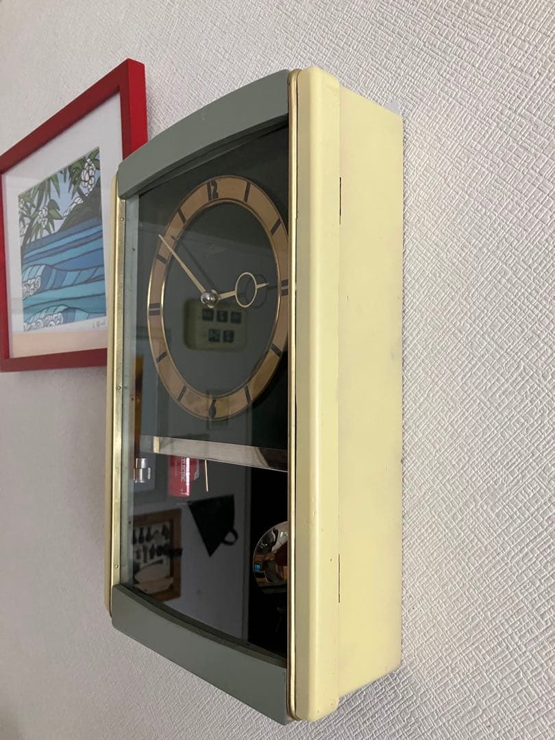 TOSHIBA (東芝)電池式振り子時計　昭和30年代後半