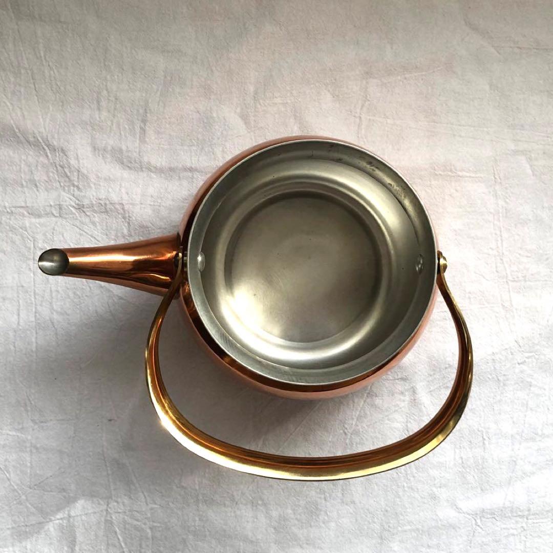 純銅製ケトル　銅製やかん　2.2L 未使用ヴィンテージ