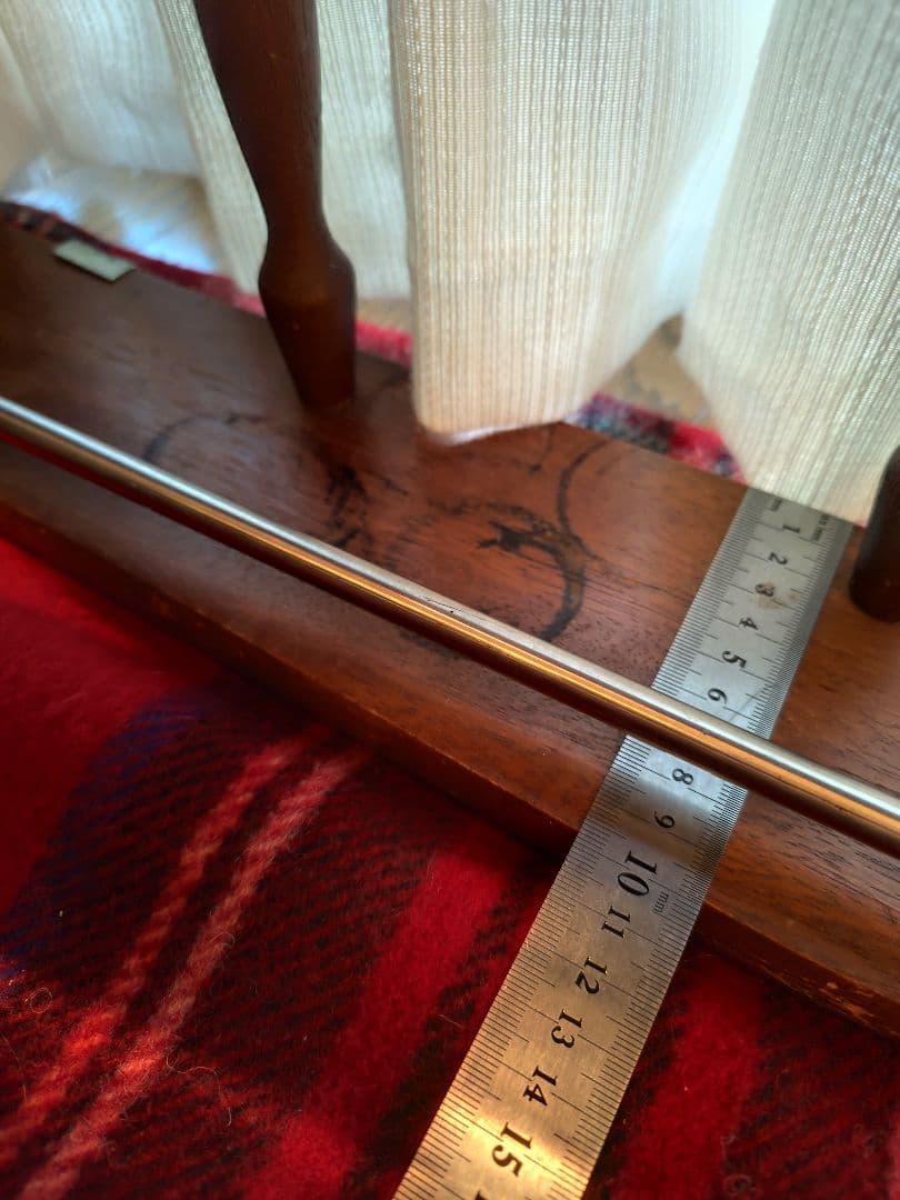 ③昭和レトロ ヴィンテージ アンティーク 北欧家具 壁掛け 収納棚 木製　ラック