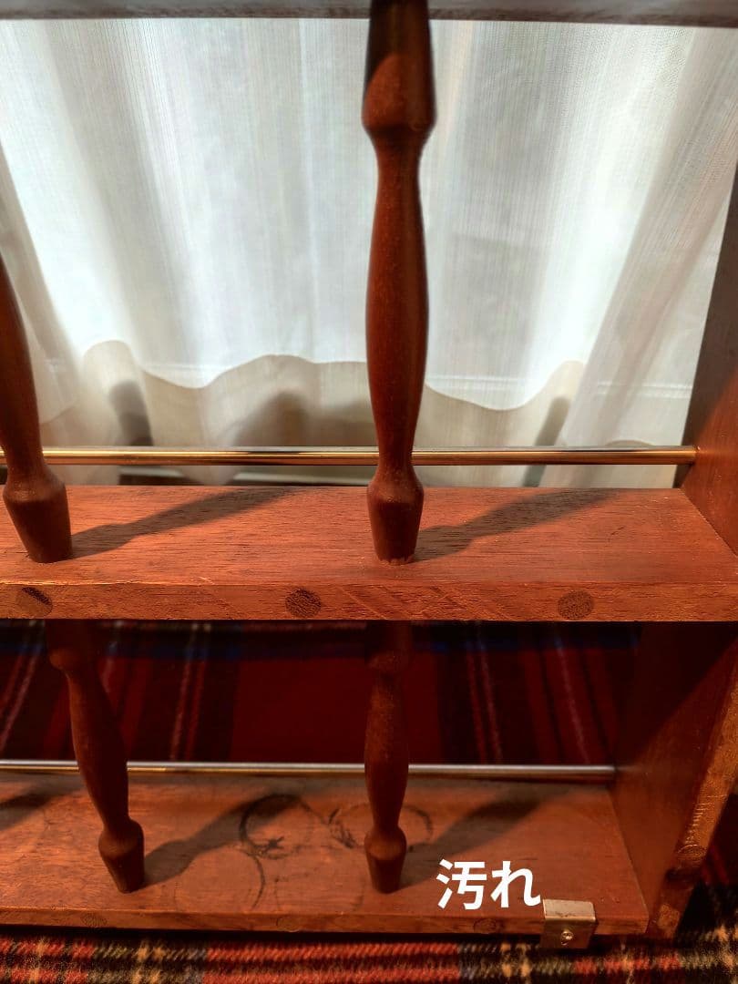 ③昭和レトロ ヴィンテージ アンティーク 北欧家具 壁掛け 収納棚 木製　ラック