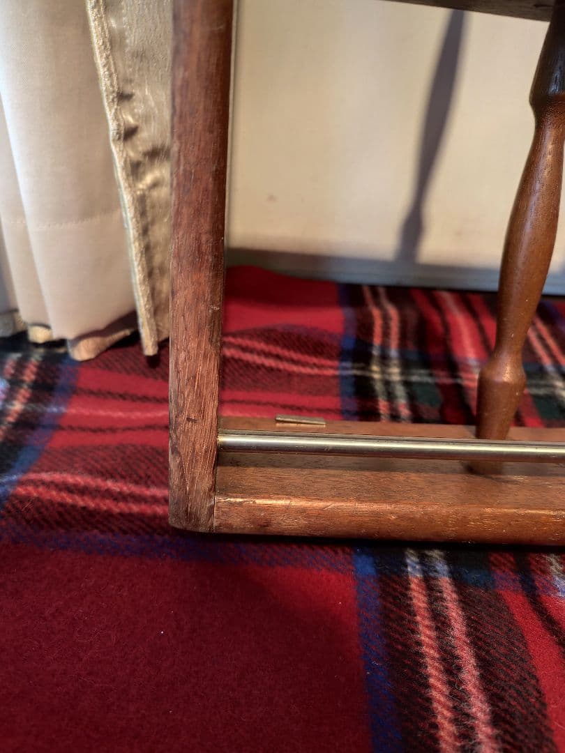 ③昭和レトロ ヴィンテージ アンティーク 北欧家具 壁掛け 収納棚 木製　ラック