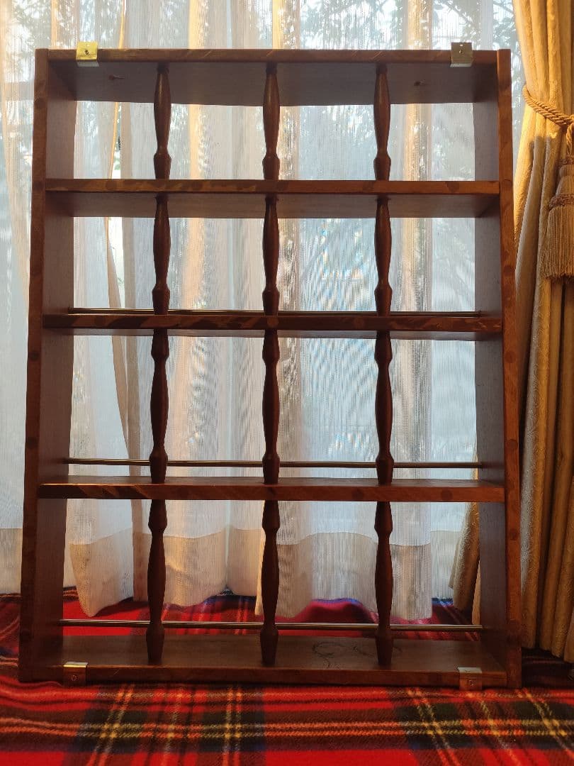 ③昭和レトロ ヴィンテージ アンティーク 北欧家具 壁掛け 収納棚 木製　ラック