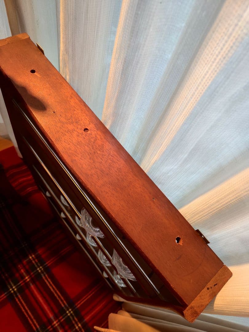 ③昭和レトロ ヴィンテージ アンティーク 北欧家具 壁掛け 収納棚 木製　ラック