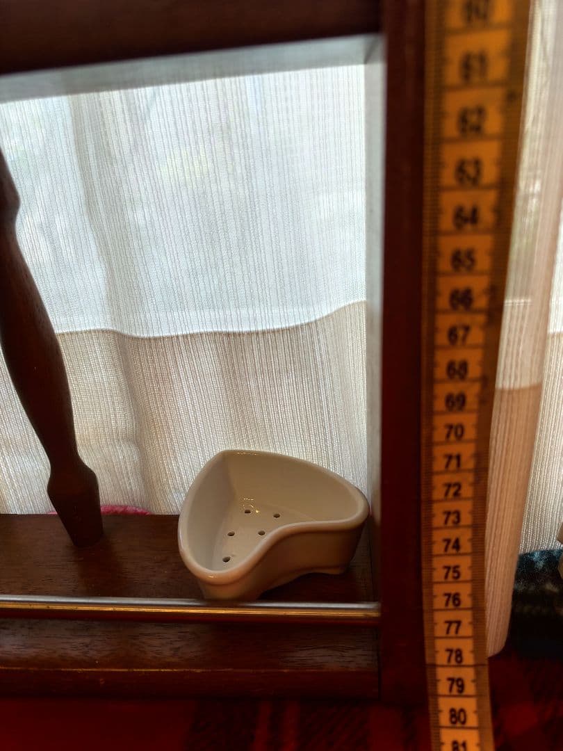 ③昭和レトロ ヴィンテージ アンティーク 北欧家具 壁掛け 収納棚 木製　ラック