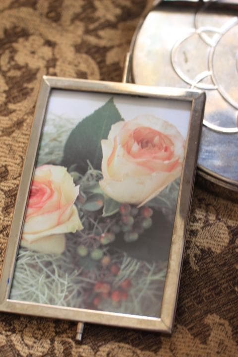 【セール中】クローム製　回転式ピクチャーフレーム PF0018