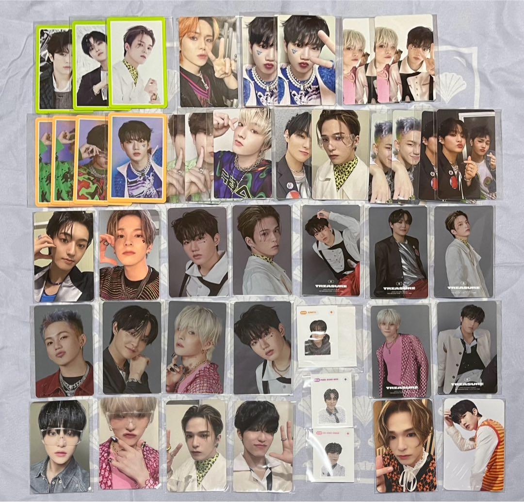 TREASURE HELLO トレカ ステッカー YG weverse 特典 - メルカリ