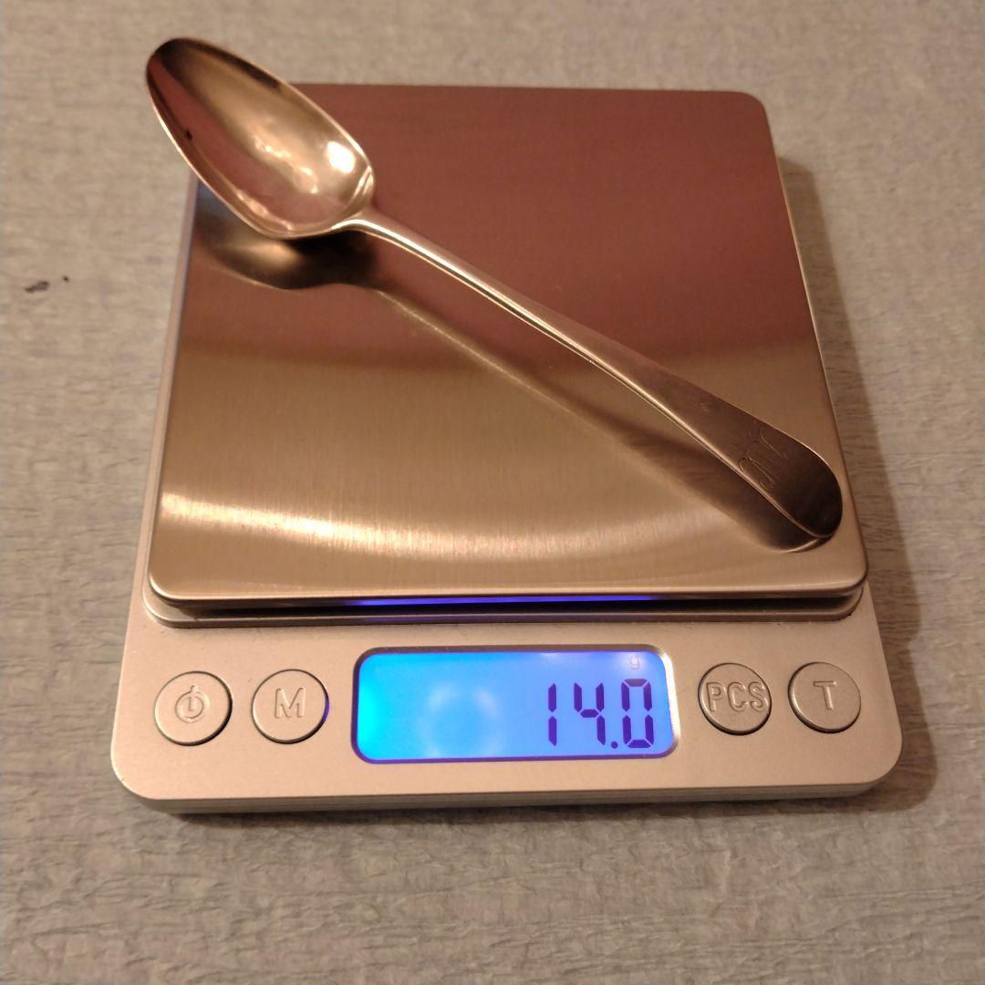 お値下げ　イギリス　純銀ティースプーン　1781年