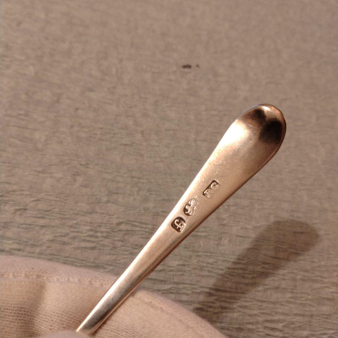 お値下げ　イギリス　純銀ティースプーン　1781年