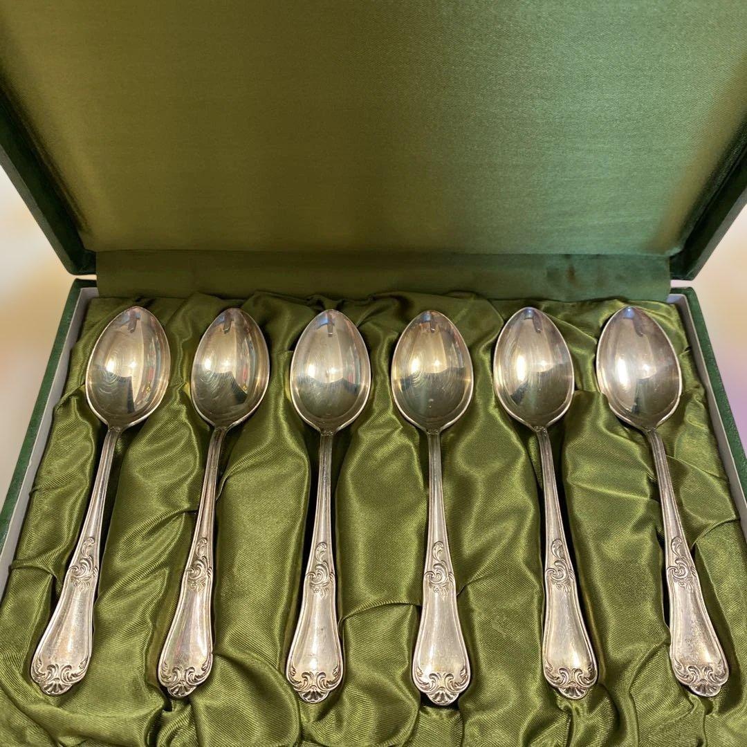 SILVER950　刻印　スプーン　6点セット　総重量約93.5g　銀食器